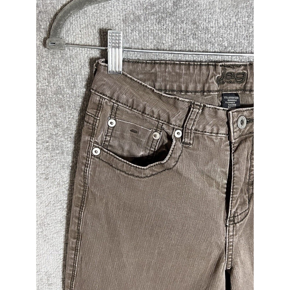 Jag Bootcut Jeans Womens Size 6 Stretch Brown Denim Pockets - Picture 5 of 10
